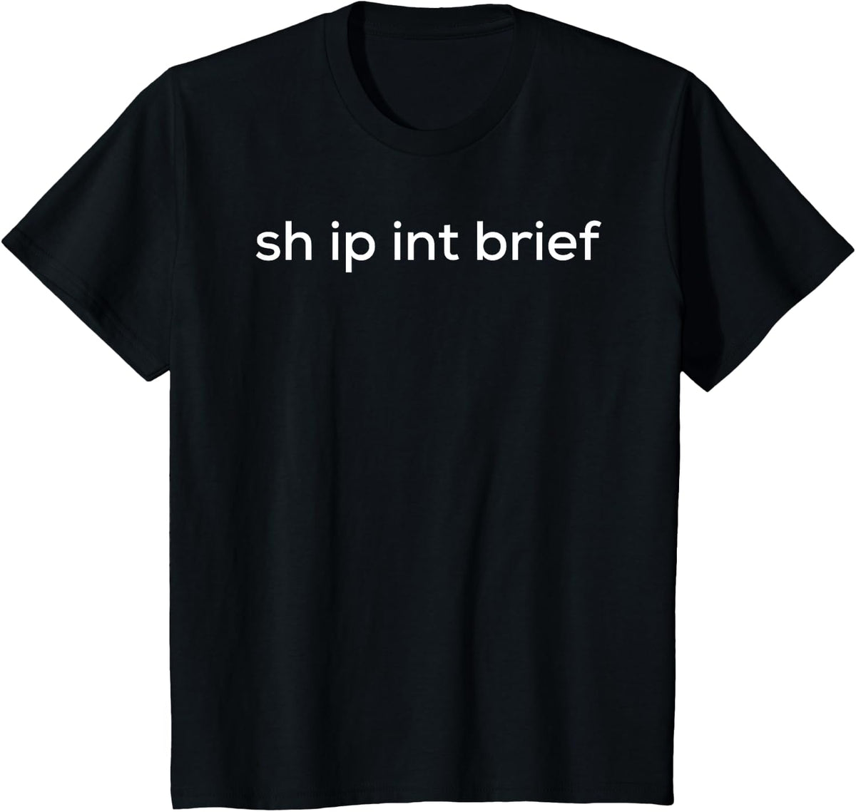 sh ip int brief Network Engineer T Shirt T-Shirt - Black