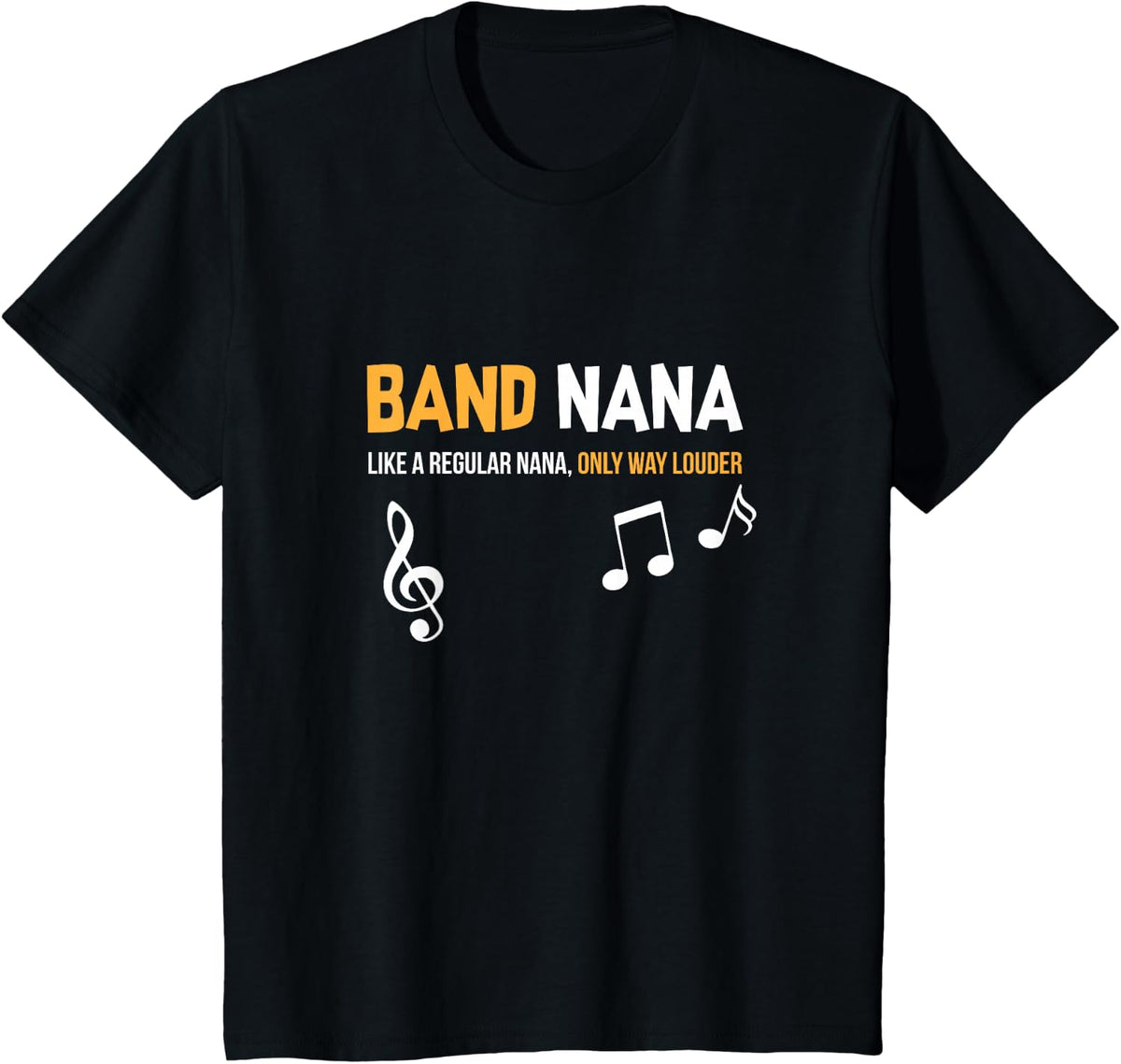 Band Nana Shirt, Funny Marching Gift T-Shirt - Black