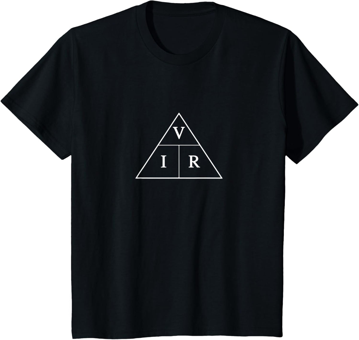 Ohm's Law - Formula Triangle T-Shirt - Black