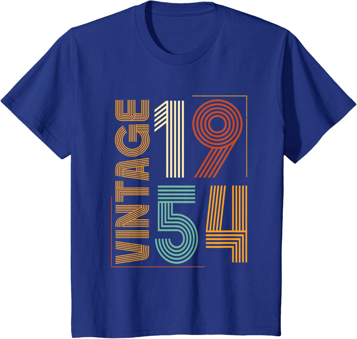 Vintage 1954 Tshirt Men Limited Edition Bday 1954 Birthday T-Shirt - Royal Blue