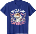 Capybaras Just a Girl who loves Capybaras T-Shirt - Royal Blue
