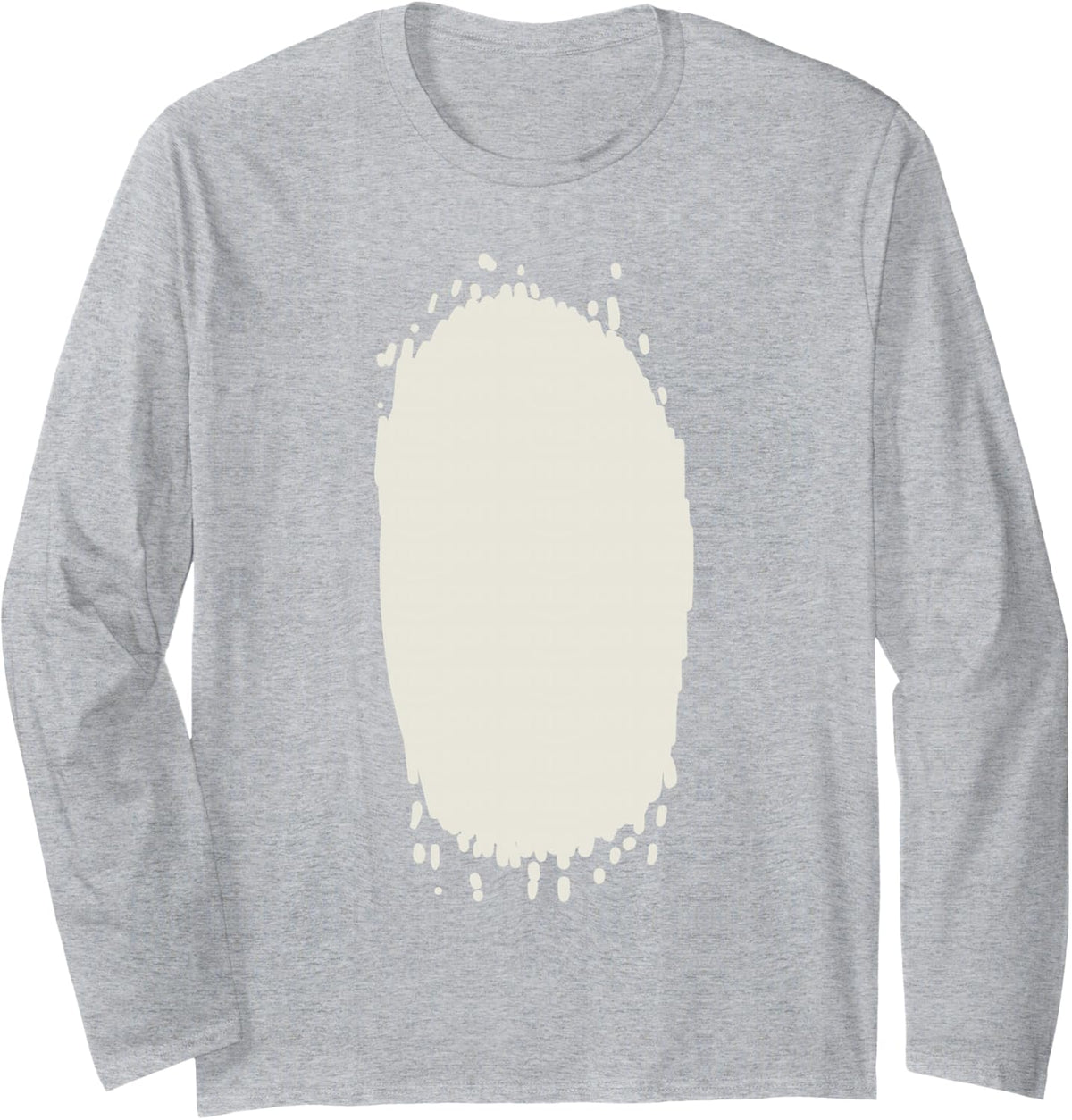 Llama Alpaca Funny Lazy DIY Costume Easy Halloween 2019 Long Sleeve T-Shirt - Adult Unisex Heather Grey