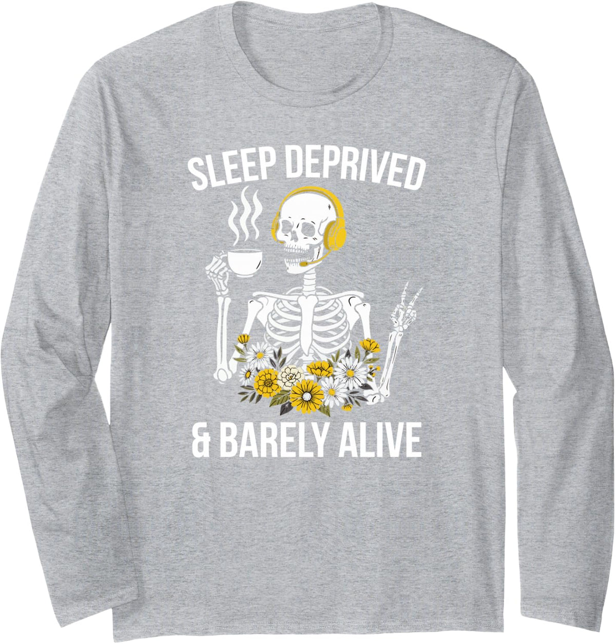911 Dispatcher Funny 911 Operator 911 Emergency Dispatcher Long Sleeve T-Shirt - Adult Unisex Heather Grey