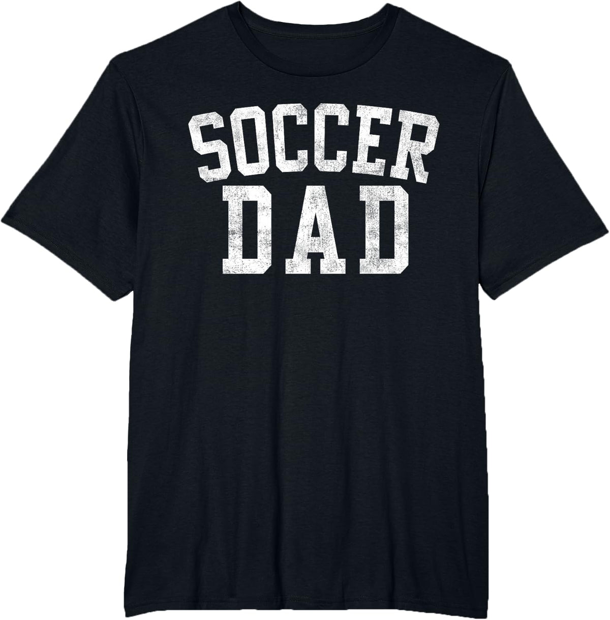 Soccer Dad Shirts for Men Classic Bold Font Fathers Day Daddy Tees T-Shirt - Black