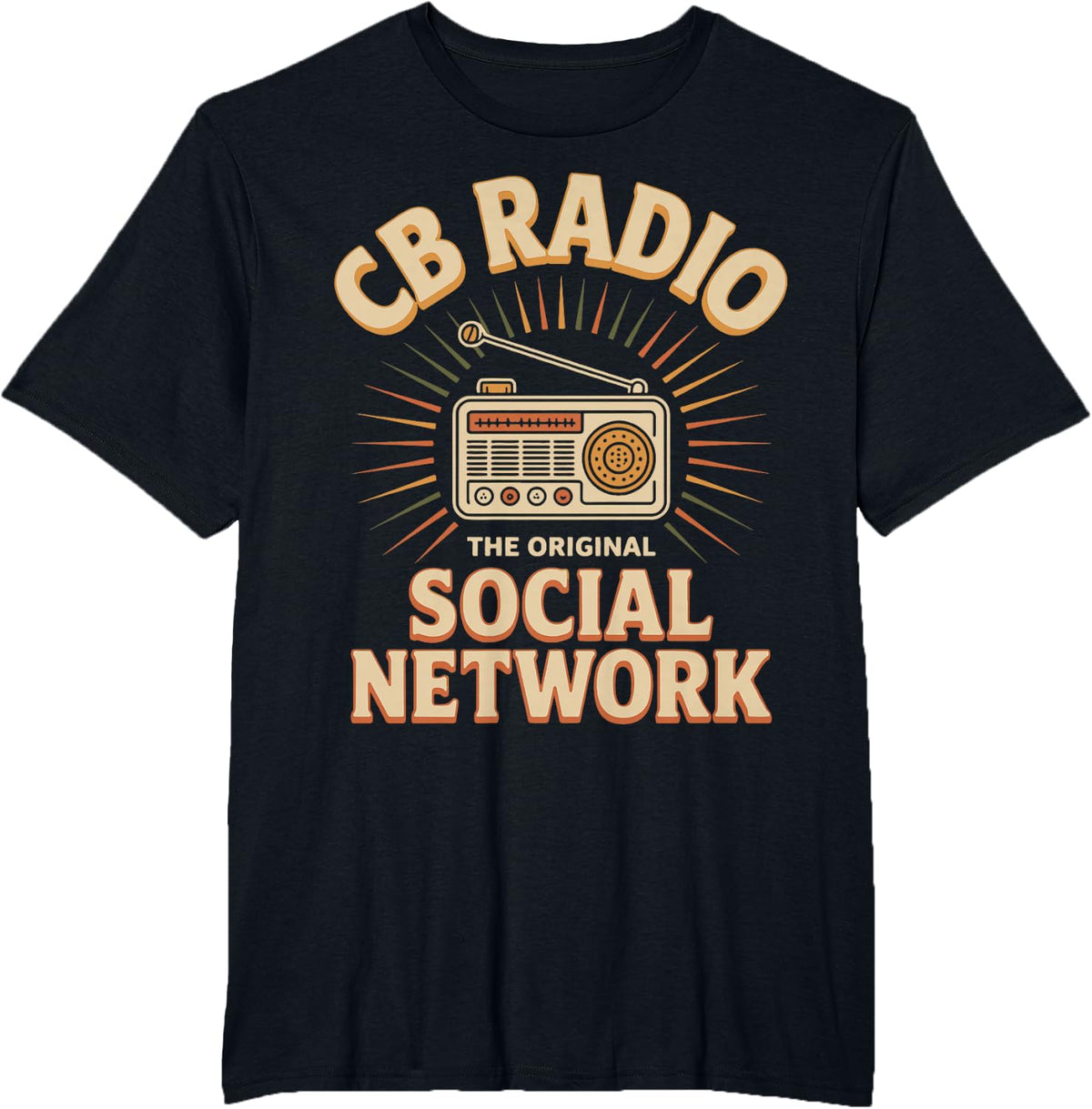 Ham Radio CB Radio System for Communication Technician T-Shirt - Black