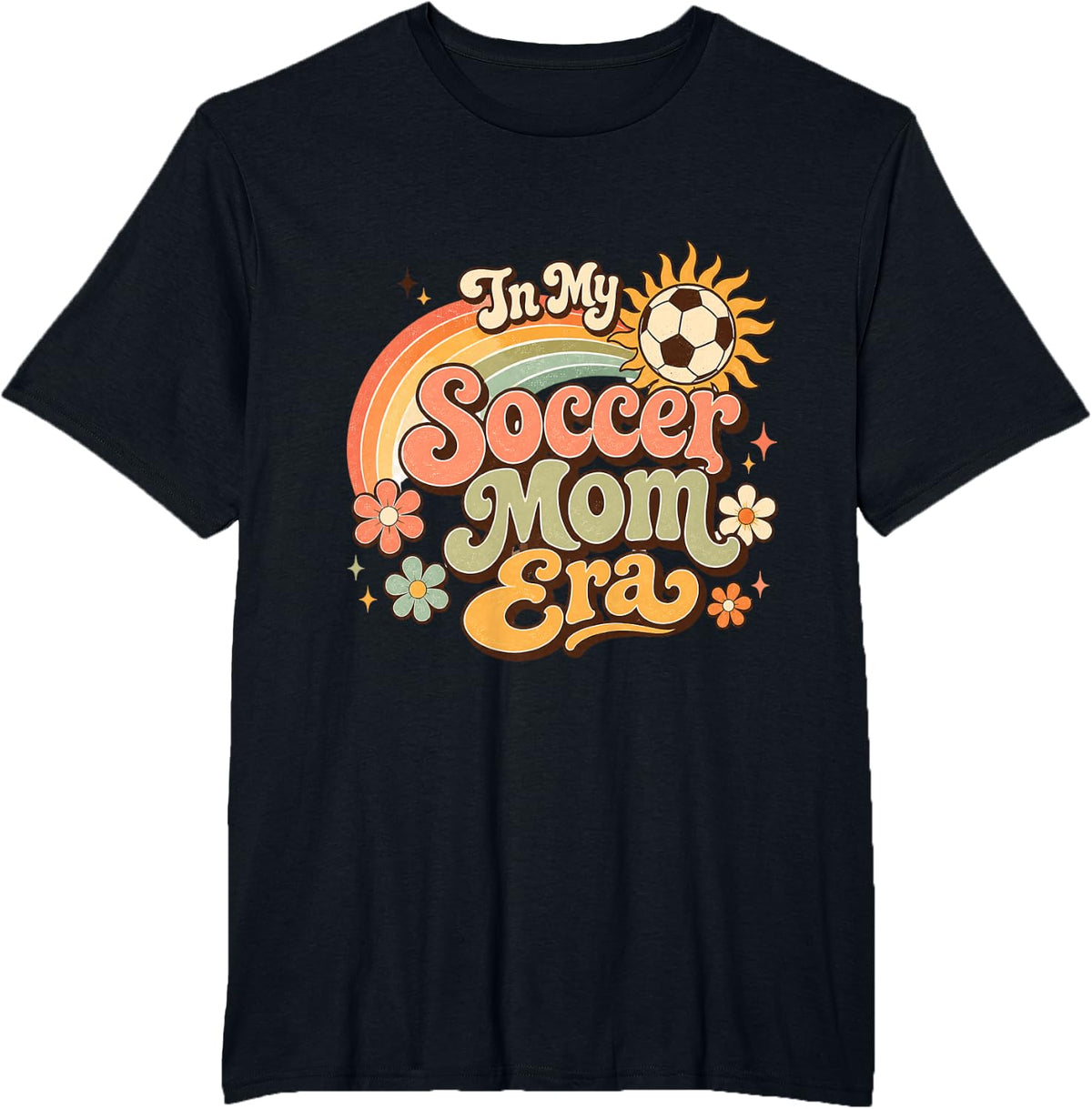 in My Soccer Mom Era Tee - Soccer Lover T-Shirt - Black