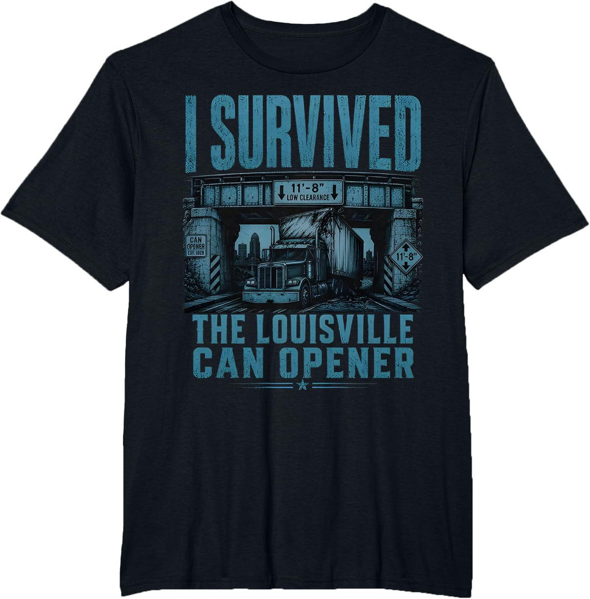 I Survived The Louisville Can Opener Low Clearance T-Shirt - Black