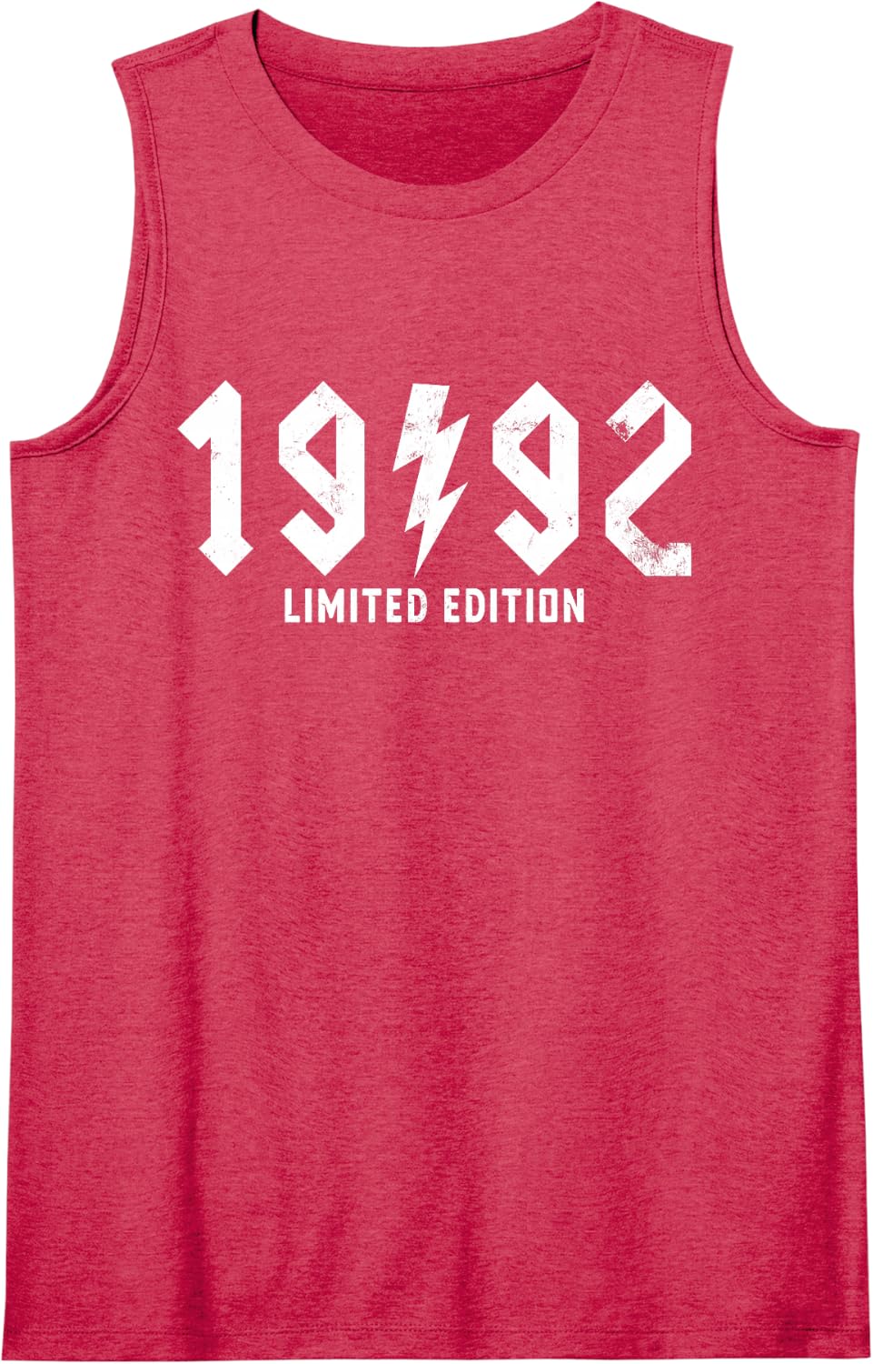 Vintage Legends 34th Birthday Rock Legendary 1992 Classic Sleeveless Tank Top - Red