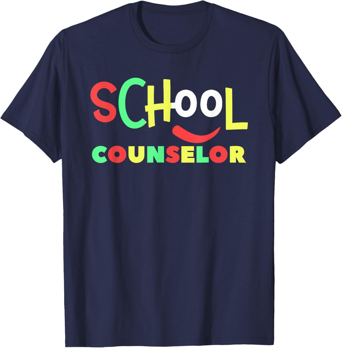 First Day of School Counselors SHIRT School Student Gift T-Shirt - Navy Blue