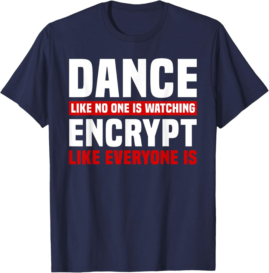 Cybersecurity Security Job Analyst Specialist Information T-Shirt - Navy Blue