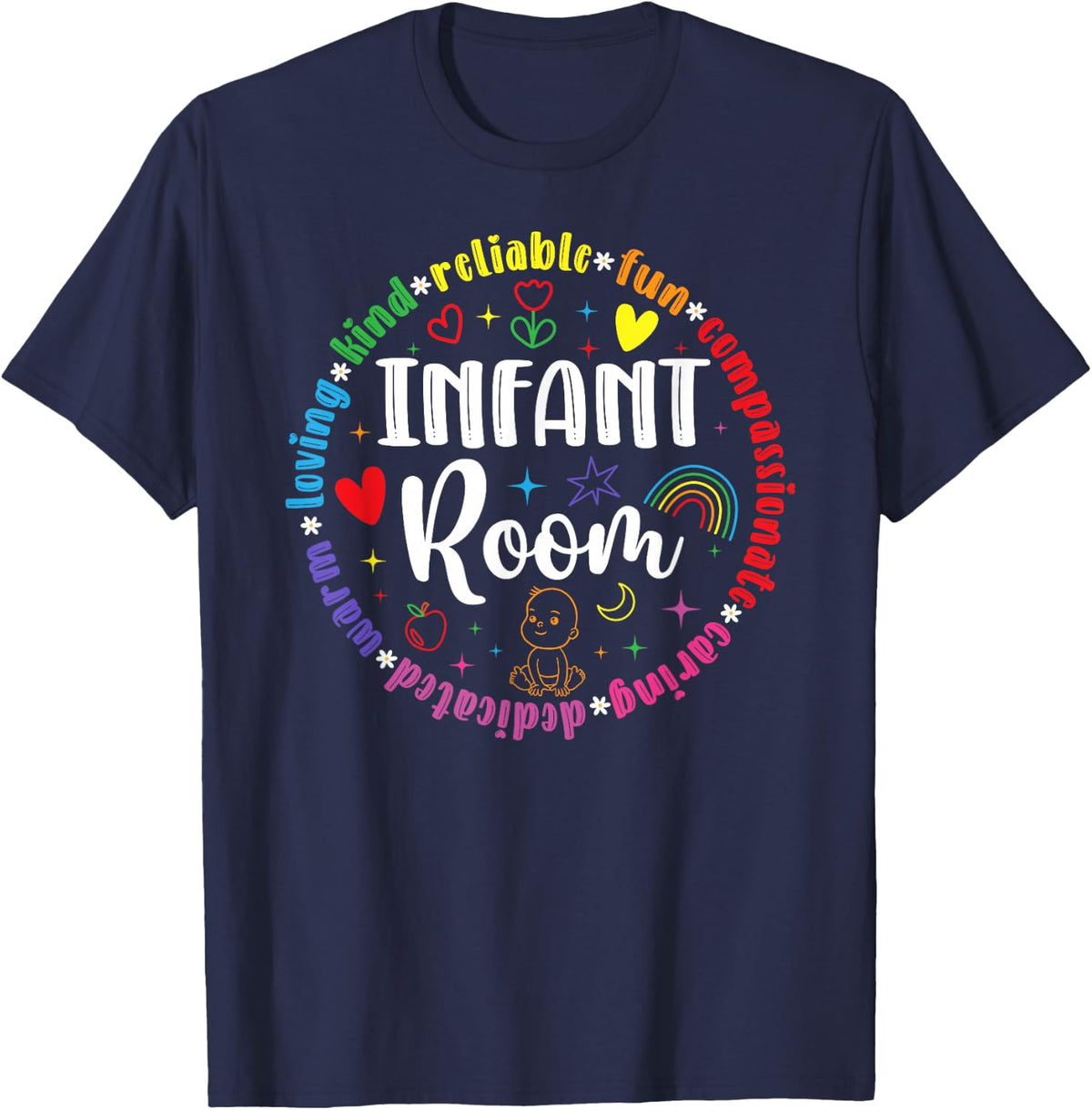 Infant Room Appreciation Infant Teacher Infant Teaching T-Shirt - Navy Blue