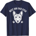Basenji Dad Proud Love Best Ever Owner Puppy Lover T-Shirt - Navy Blue