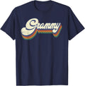 Grammy Gifts For Grandma Retro Vintage Mother's Day Grammy T-Shirt - Navy Blue