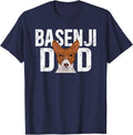 Basenji Dad Basenji Owner Basenji Lover T-Shirt - Navy Blue