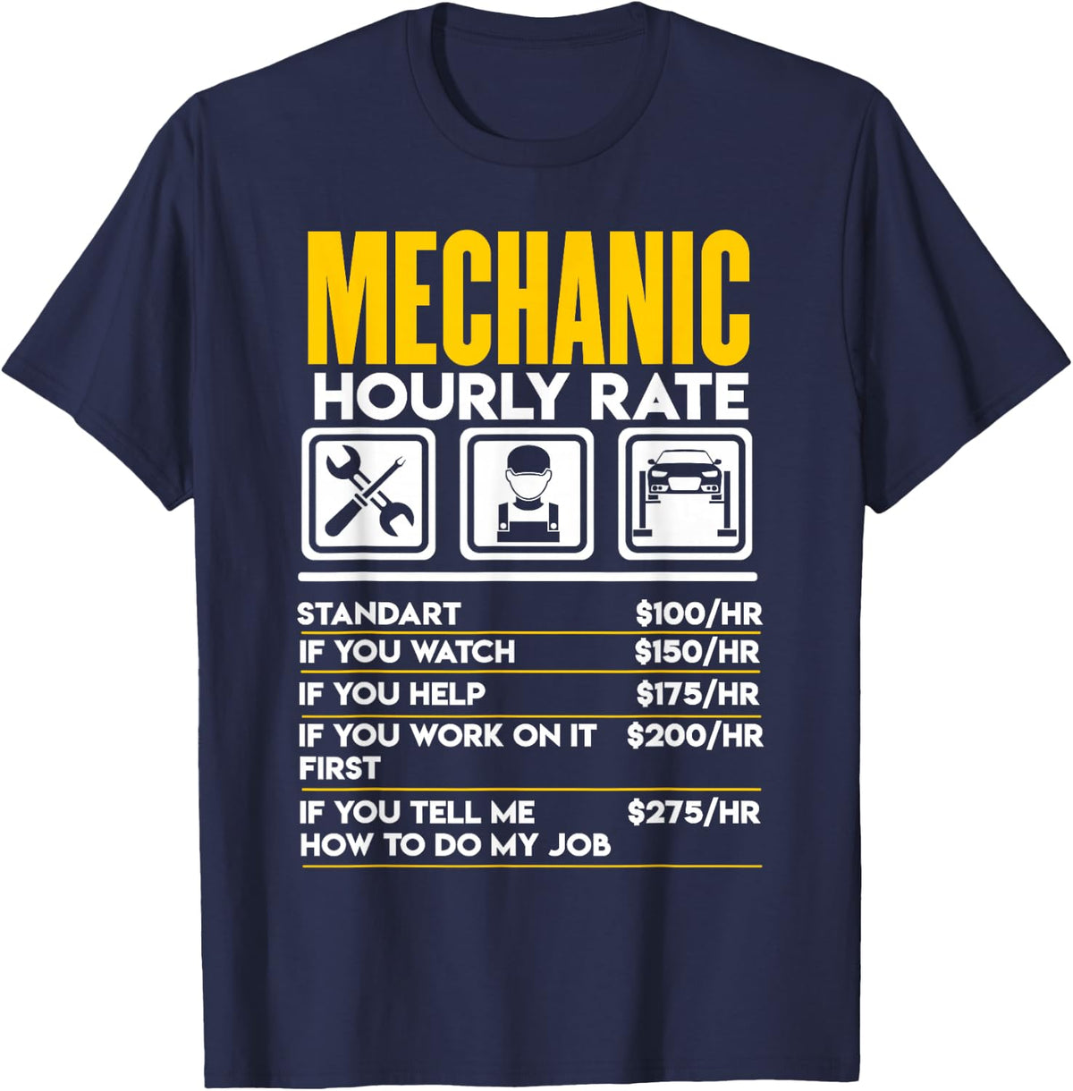 Labor Day Clothesline Labor Day T-Shirt - Navy Blue