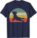 French Bulldog Yoga Funny Frenchie T-Shirt for Men Women - Navy Blue