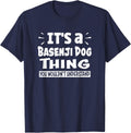Basenji Dog Thing You Wouldn't Understand Aninal Lovers T-Shirt - Navy Blue