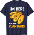 Fried Plantains Cooked Banana Fruit Foodie Funny Gift T-Shirt - Navy Blue