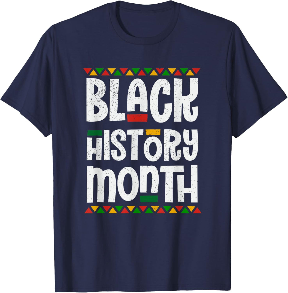 Black History Month African American Melanin Pride Gifts T-Shirt - Navy Blue