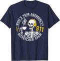 911 Dispatcher Crew 911 Operator 911 Emergency Dispatcher T-Shirt - Navy Blue