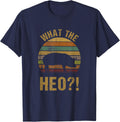 What The Heo Funny Vietnamese Viet Asian Pig Pun Vintage T-Shirt - Navy Blue