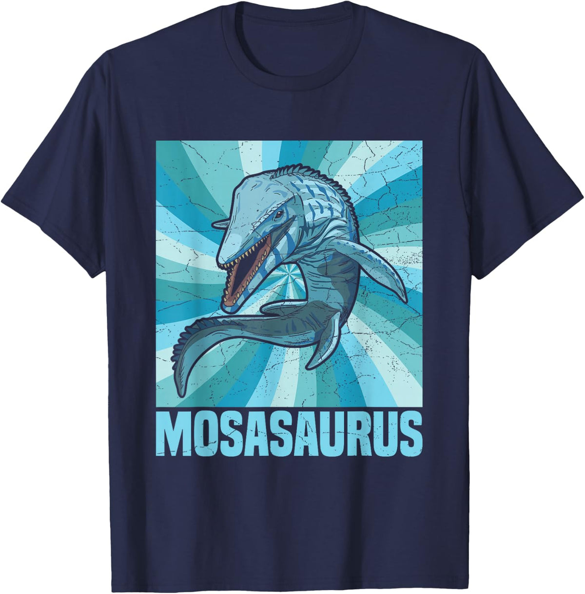 MOSASAURUS Quote for a Mosasaurus Fan T-Shirt - Navy Blue