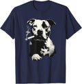Pitbull Dog Owner for Mens Dad Father's Day T-Shirt - Navy Blue