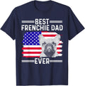 Funny Frenchie Dad Design for French Bulldog Lover Men Kids T-Shirt - Navy Blue
