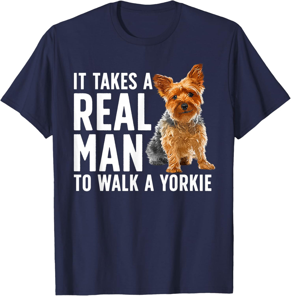 Cute Yorkshire Terrier For Men Boys Yorkshire Yorkie Lovers T-Shirt - Navy Blue