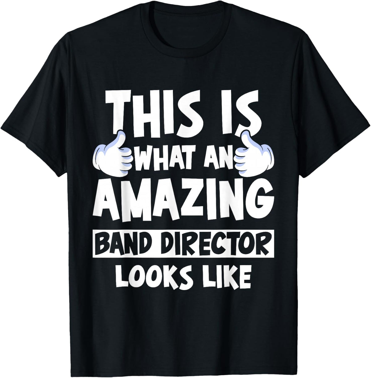 Marching Band Director T-Shirt - Black