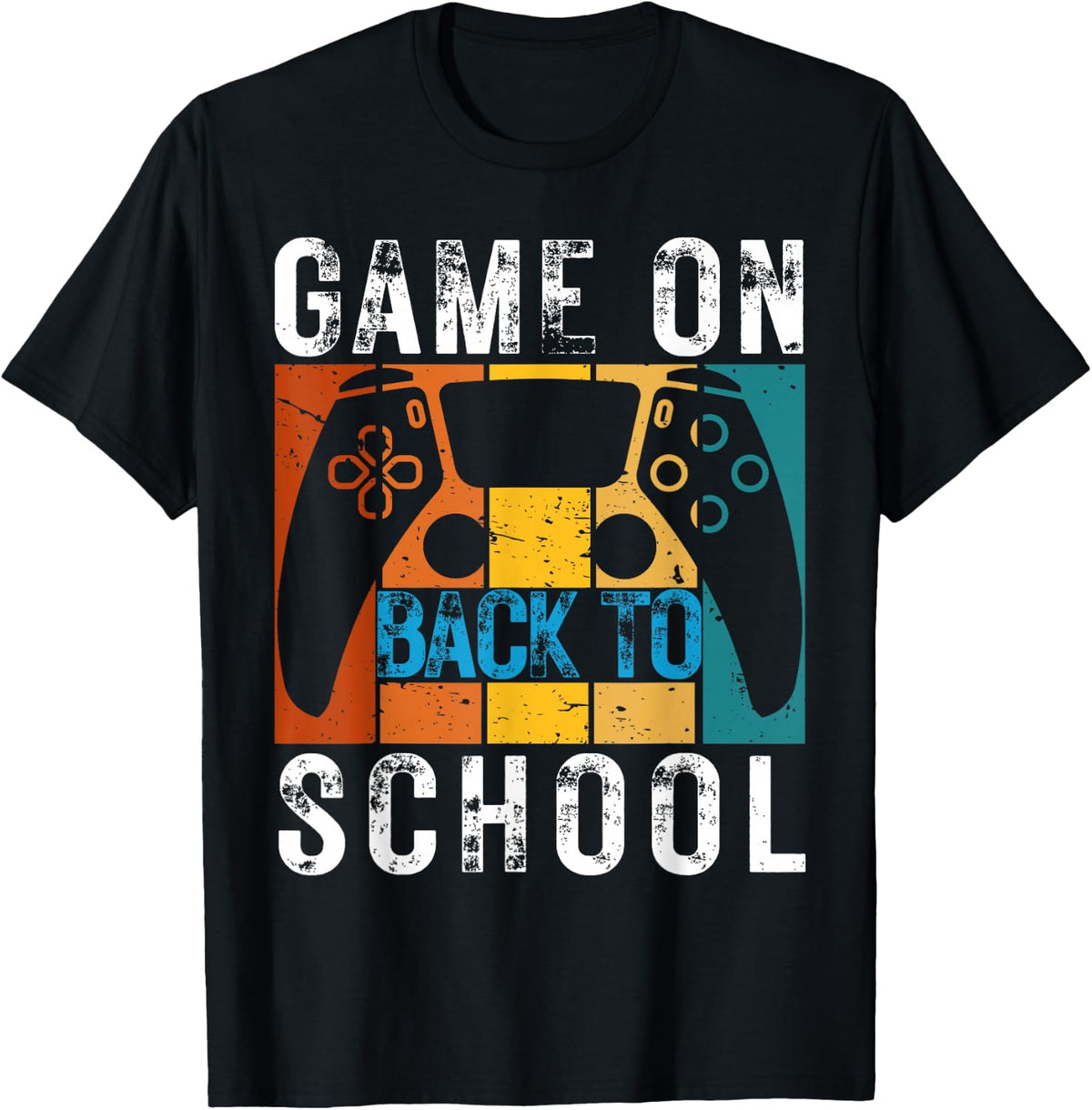 Game On Back To School Video Games Tee for Teachers & Kids T-Shirt - Black