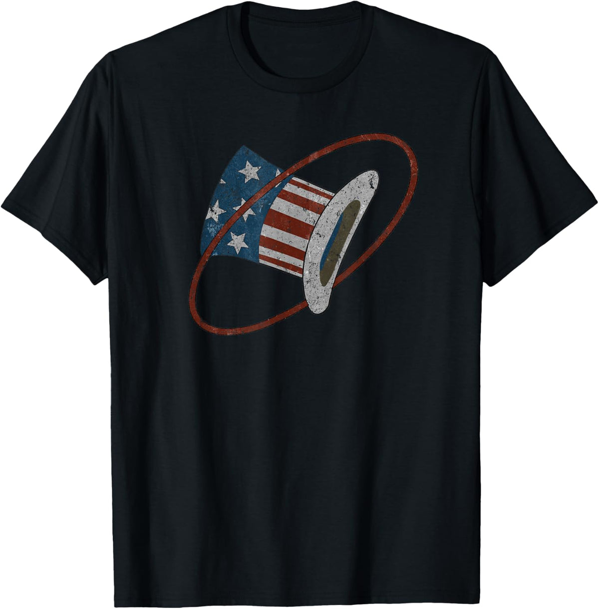 "Hat in the Ring Squadron" 94th Aero Sqdn. WW1 Insignia Tee T-Shirt - Black