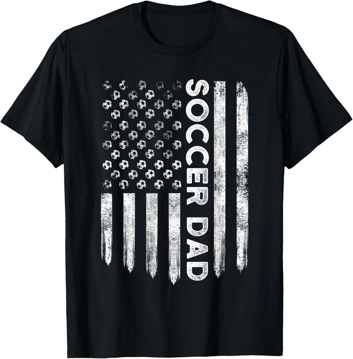 New First Time Dad to Be Symbol Tools Soccer Daddy DA1 T-Shirt - Black