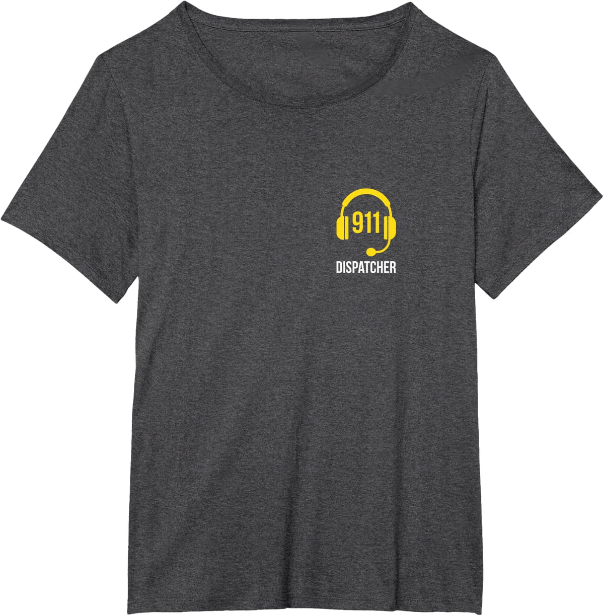 911 Dispatcher Appreciation 911 Operator T-Shirt - Dark Heather Grey