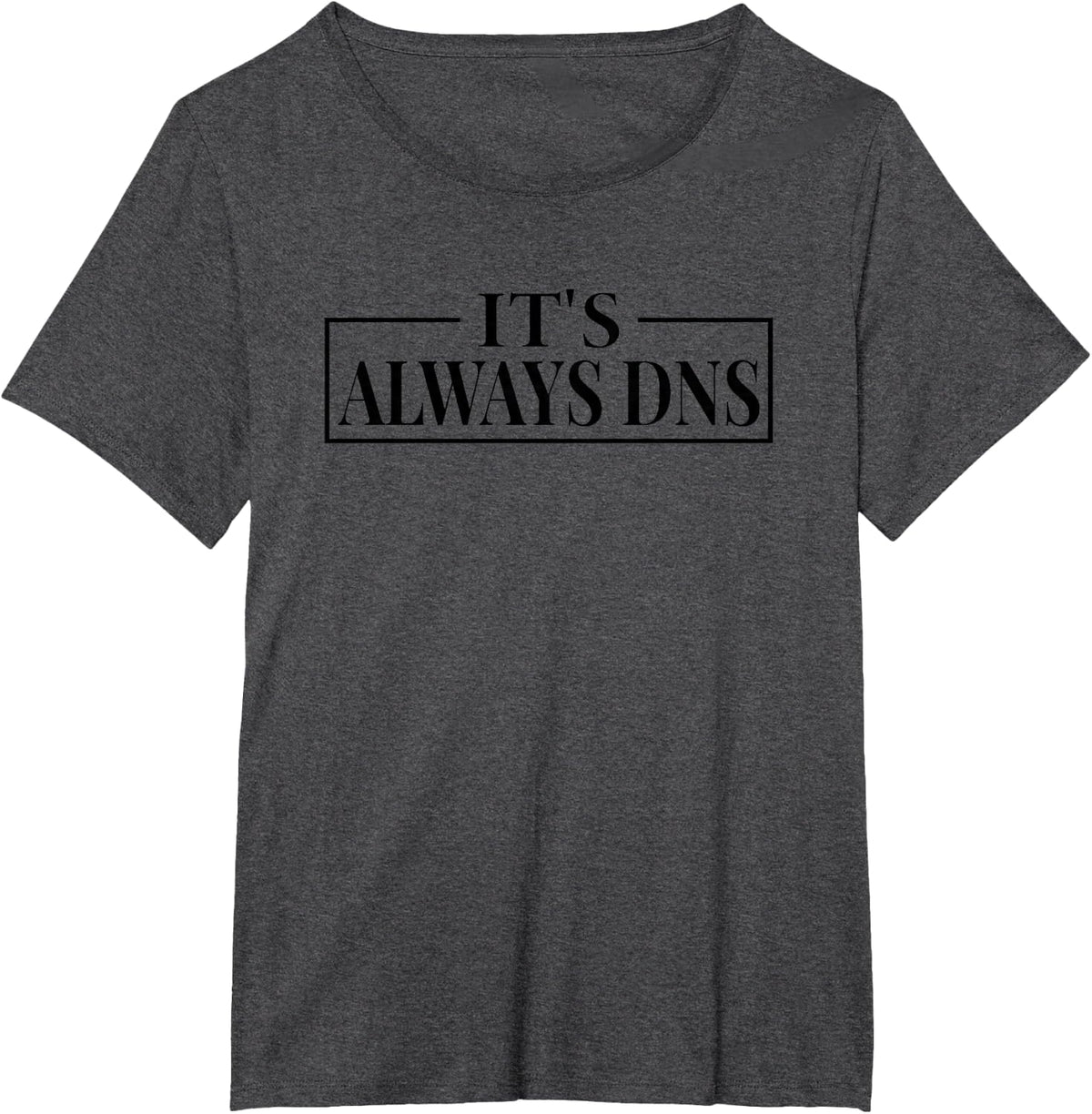 Network Technician Funny Sayings for VLAN T-Shirt - Dark Heather Grey