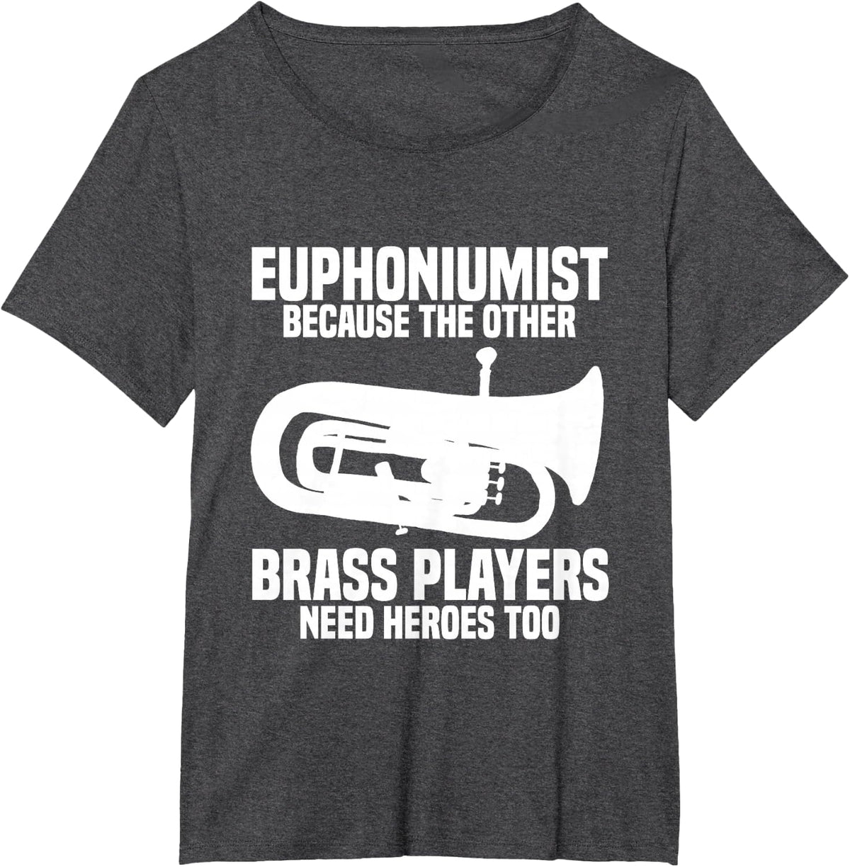 Euphonium Valve Oil Marching Band Orchestra Euphoniumist T-Shirt - Dark Heather Grey