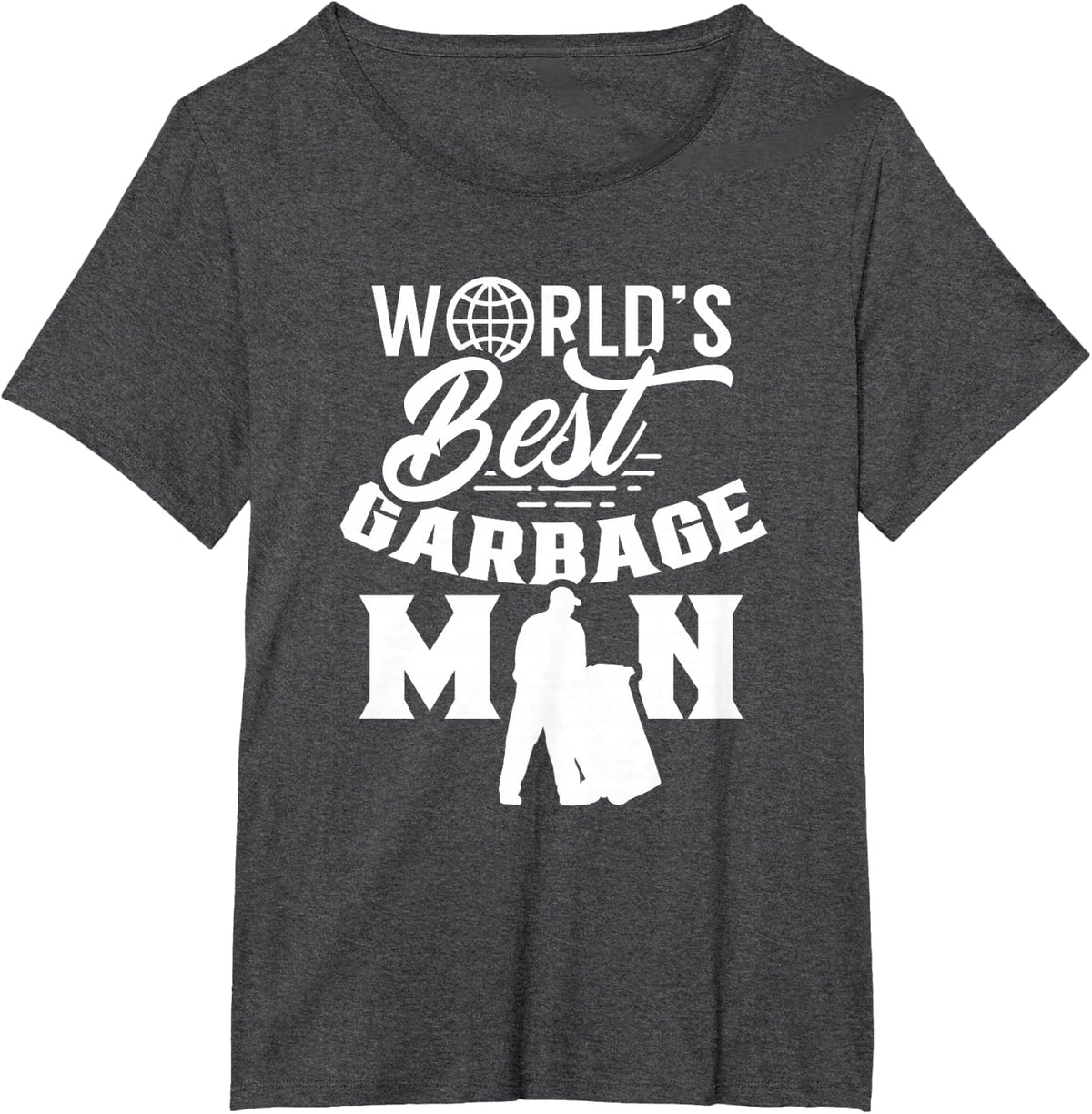 Weltbeste Müllmann Rubbish Truck Rubbish Removal Rubbish Driver T-Shirt - Dark Heather Grey