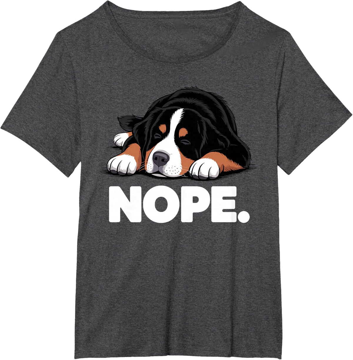 Bernese Mountain Dog Design for Men Women Berner Sennenhund T-Shirt - Dark Heather Grey