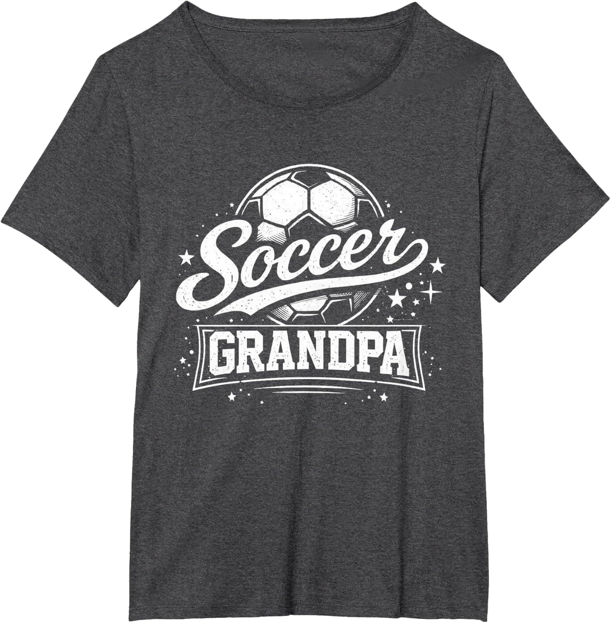 Soccer Grandpa Family Matching T-Shirt - Dark Heather Grey
