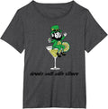 St Patricks Day Leprechaun Drinks Well with Others Men Women T-Shirt - Dark Heather Grey