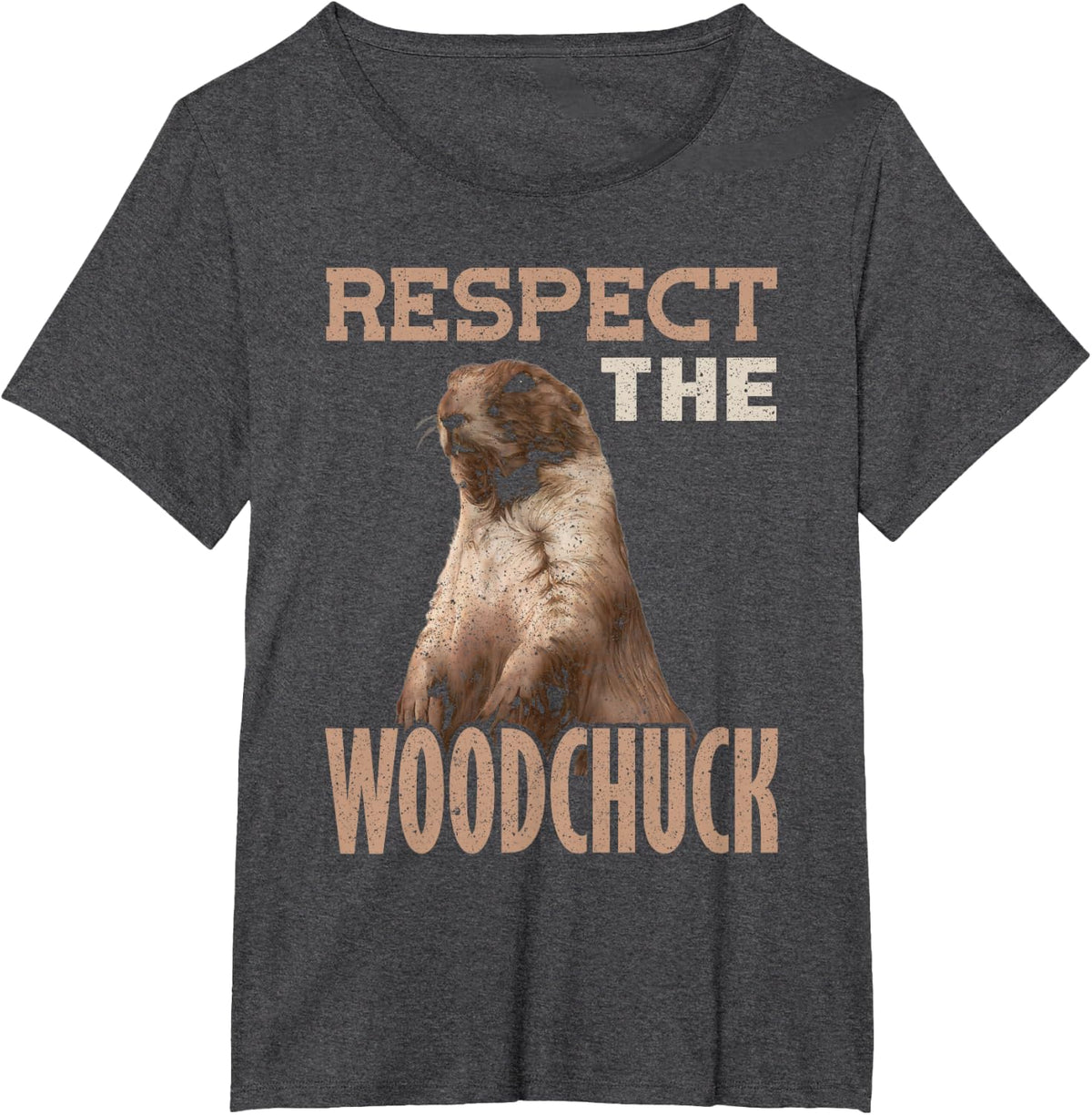 Marmot Rodent Respect the Woodchuck T-Shirt - Dark Heather Grey