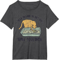 Just Trying To Get My Shit Together Cat Kitten Tee T-Shirt For Cat Lovers - Dark Heather Grey