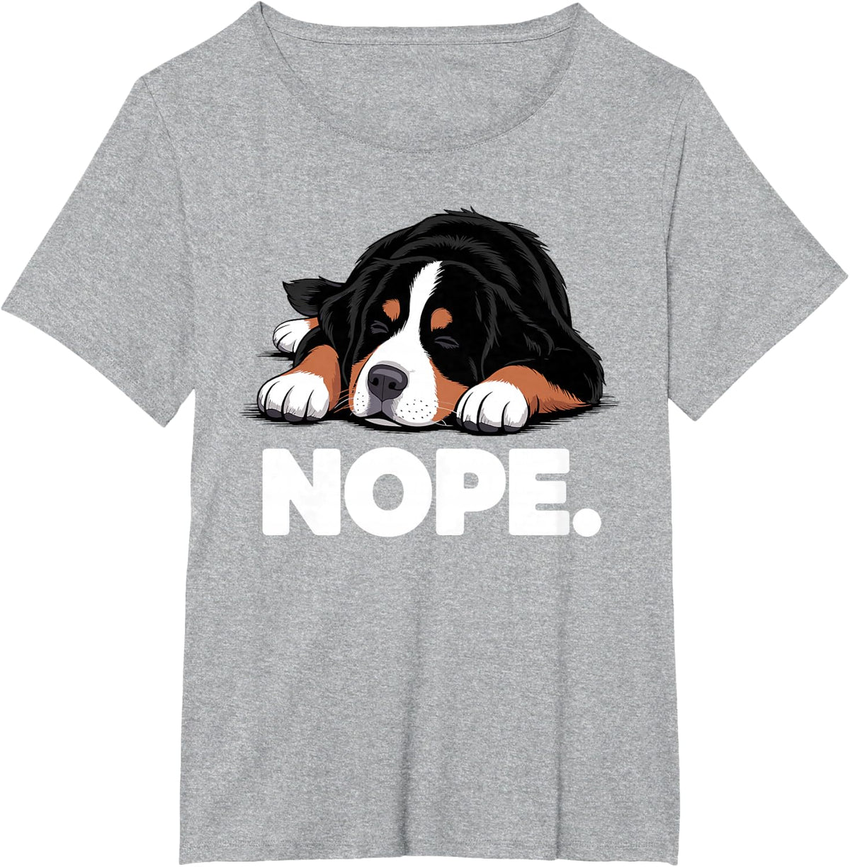 Bernese Mountain Dog Design for Men Women Berner Sennenhund T-Shirt - Heather Grey