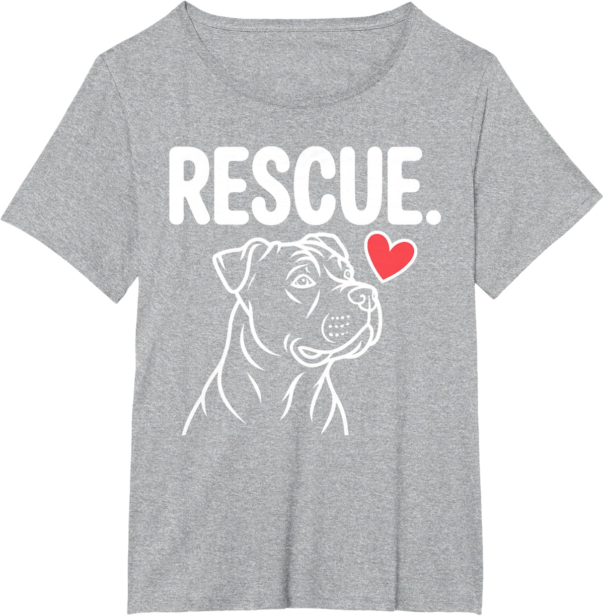 Cool Pitbull Design for Men Women Kids Pitbull Lover T-Shirt - Heather Grey