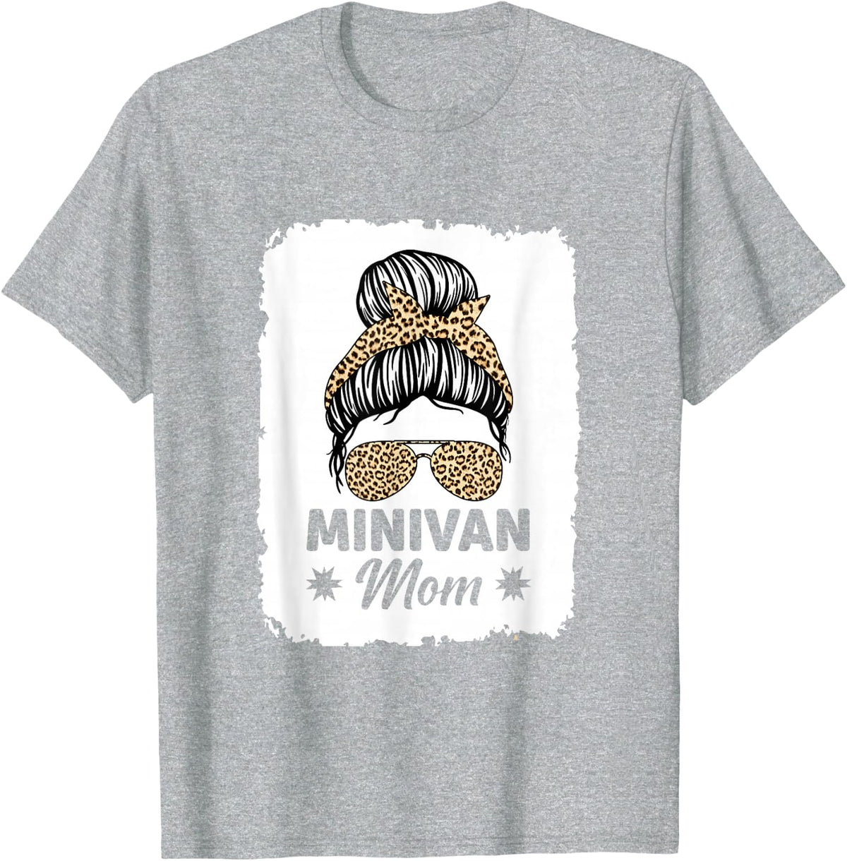 Minivan Moms Funny Pun Mom Drives Minivan Mamas Lifestyle T-Shirt - Heather Grey