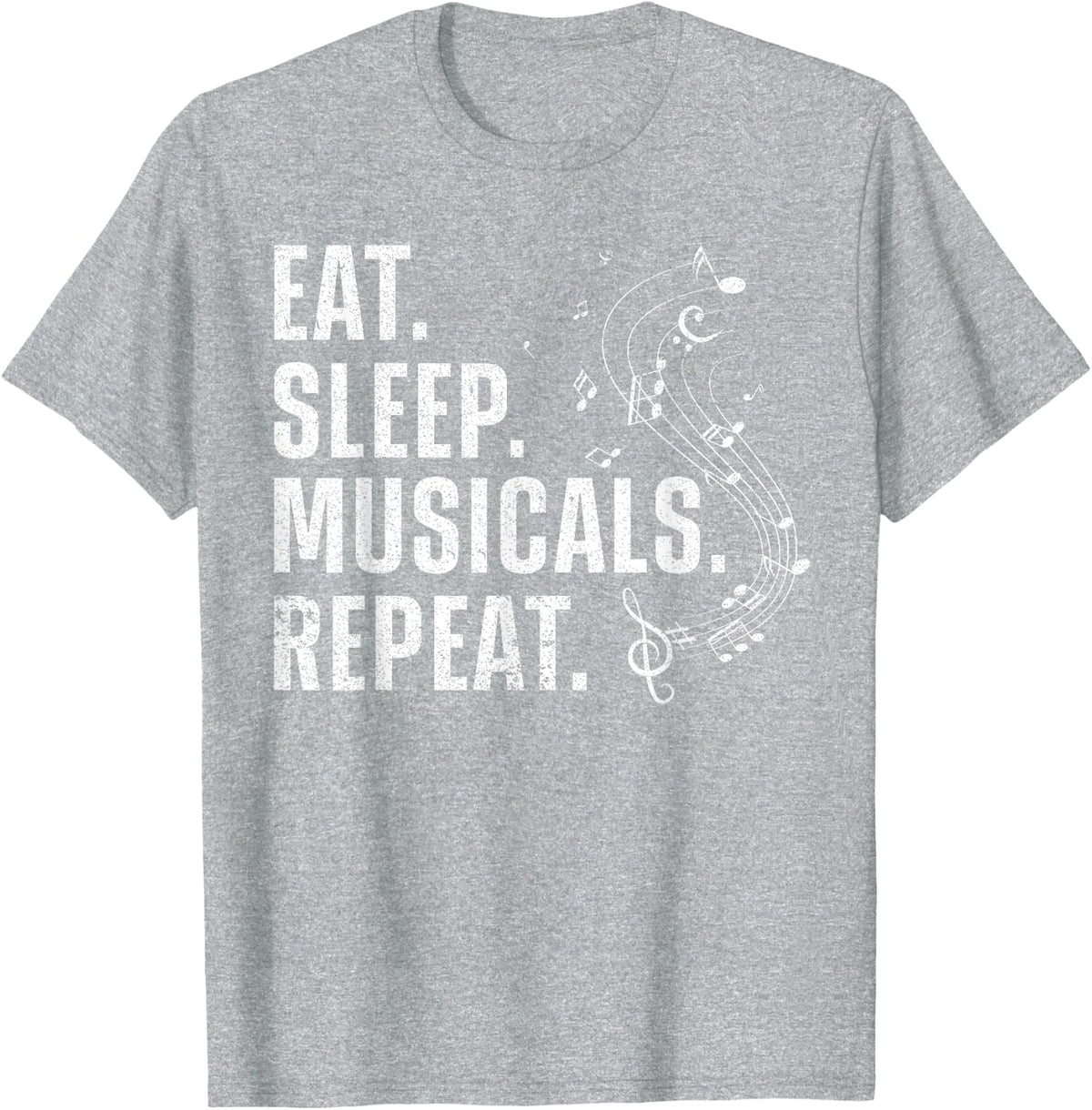 Cool Musical Design For Men Women Broadway Musical Theatre T-Shirt - Heather Grey