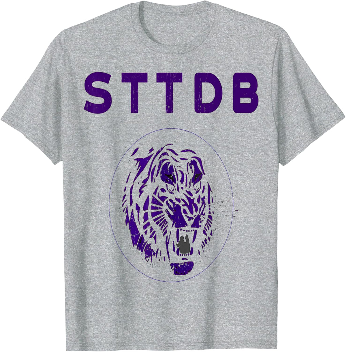 STTDB Let the Band Play Neck Classic Tee T-Shirt - Heather Grey